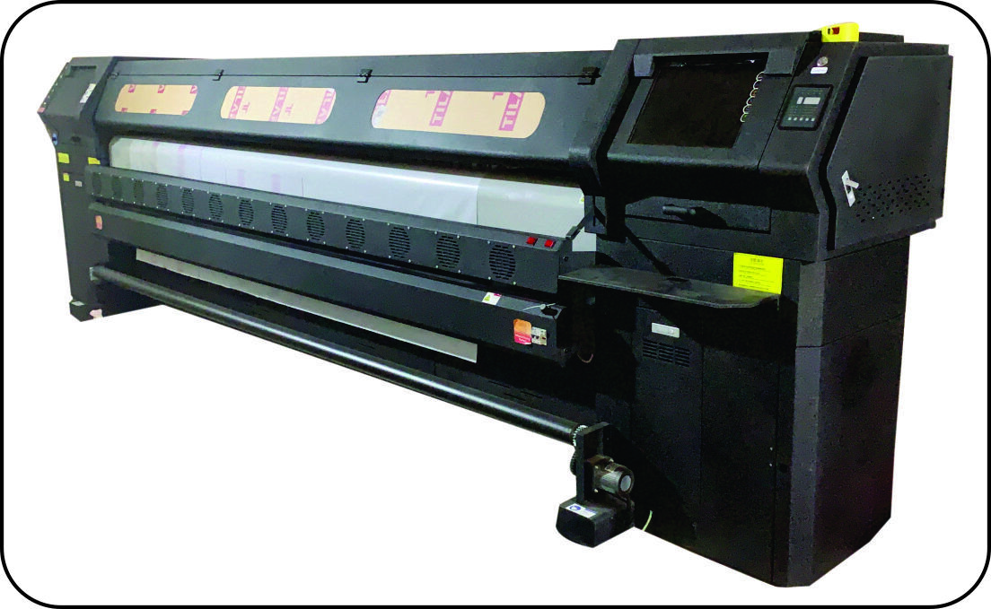 Automatic C8 Large Format Solvent Flex Printing Machine