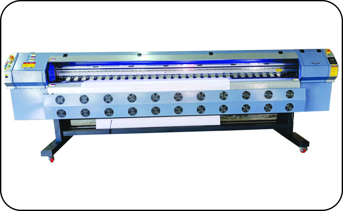 Automatic C8 Large Format Solvent Flex Printing Machine