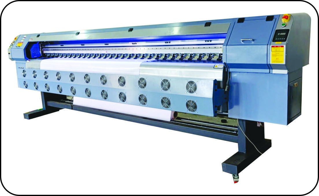 Automatic C8 Large Format Solvent Flex Printing Machine