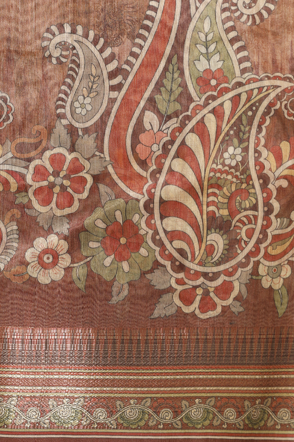 Paisley Print Saree