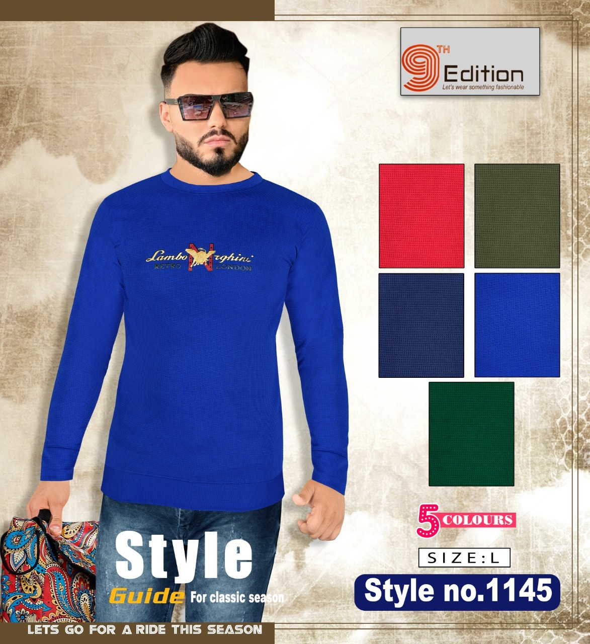Long T Shirt - Comfortable Cotton, Customized Size, O-neck Collar, Printed Pattern, Long Sleeves For Boys