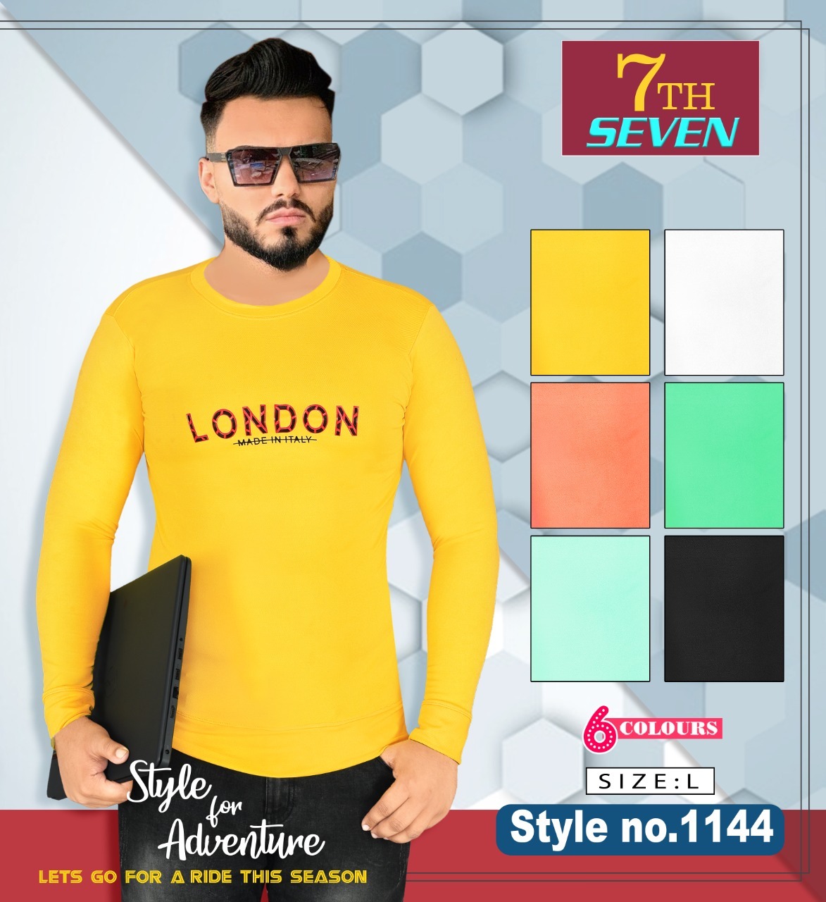 Long Sleeve - Cotton, Size L | O-neck, Printed Pattern, Comfortable Long Tees For Men And Boys