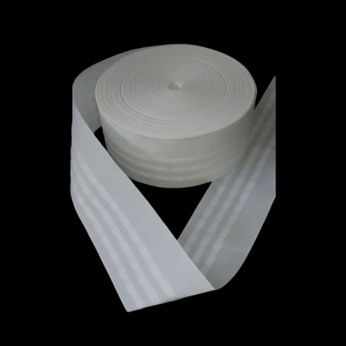 White Polyester Curtain Tape - Various Sizes Available | Plain Pattern, Premium Quality