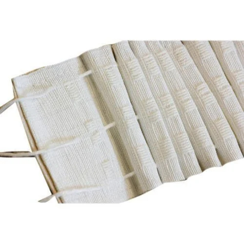 White Polyester Curtain Tape - Various Sizes Available | Plain Pattern, Premium Quality