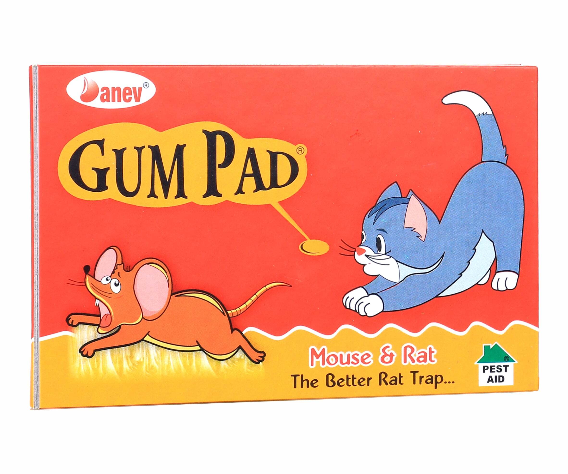 Gum Pad Board - Durable Material, Yellow Color | Ideal For Agriculture And Pest Control