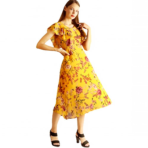 Ladies One Piece Dress - Cotton, Customized Sizes | Elegant Design, Skin-friendly, All-season Wear, Smooth Finishing, Versatile Styles