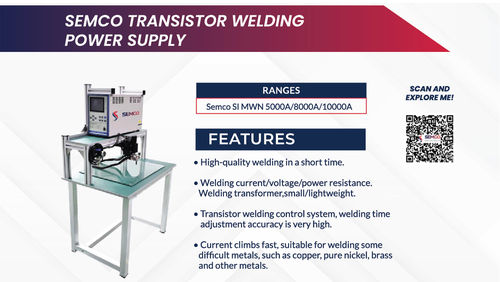 Semco Si Mwn 4000a Gantry Unipolar Transistor Pnuematic Dimension(l*w*h): 31x25x27 Inch (In)