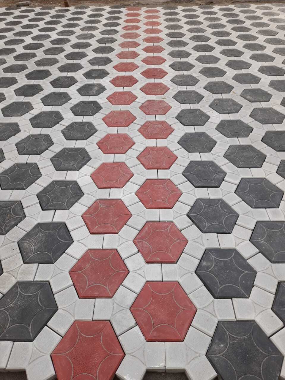 Interlocking Paverblocks - Color: White