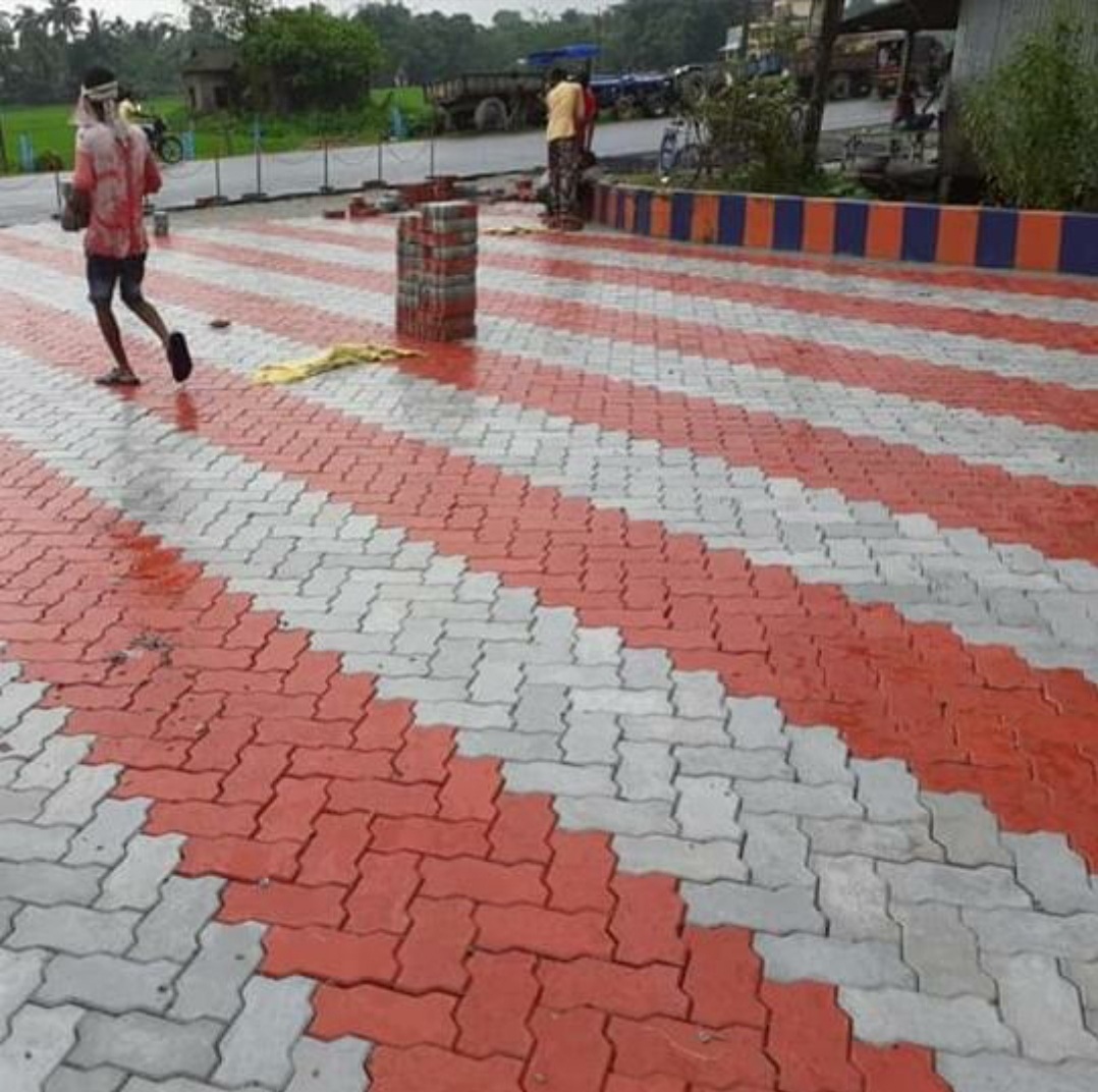 Interlocking Paverblocks - Color: White