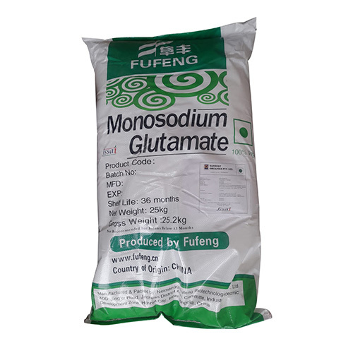 25Kg Monosodium Glutamate - High Purity, First Class Grade | Ideal for Industrial Applications, Store at Room Temperature