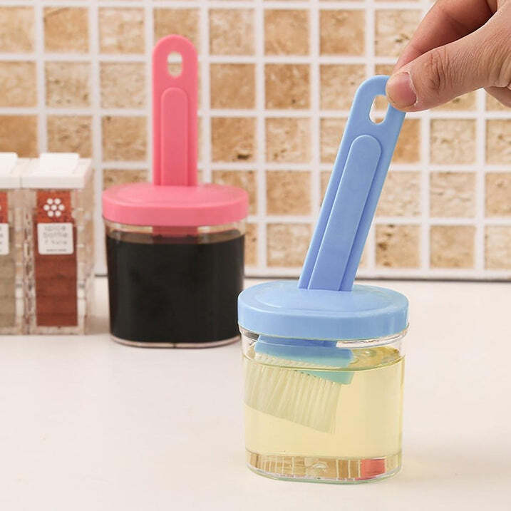 Multi-purpose Silicone Durable Spatula With Holder - Plastic Material