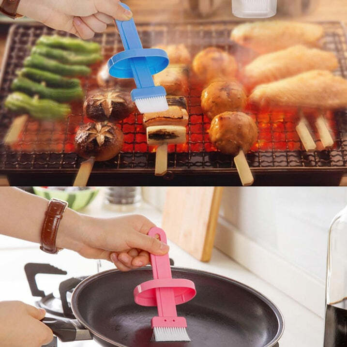 Multi-purpose Silicone Durable Spatula With Holder - Plastic Material