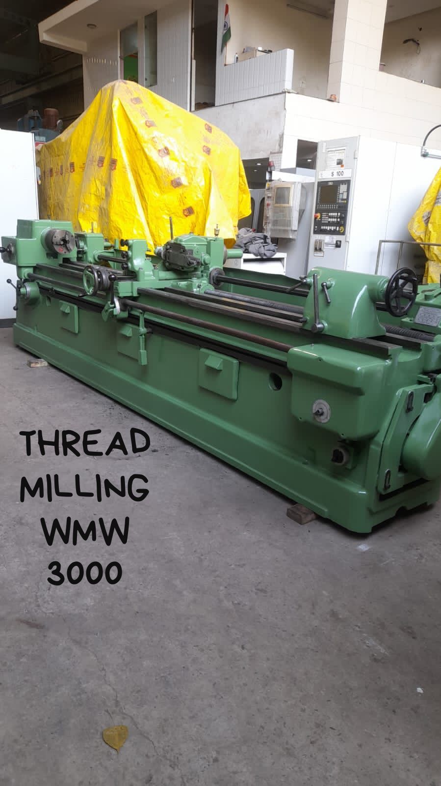 Wmw Gfl 3000 Thread Milling Machine - Stainless Steel Material, 220-240 Voltage | Robust, Low Maintenance, High Performance