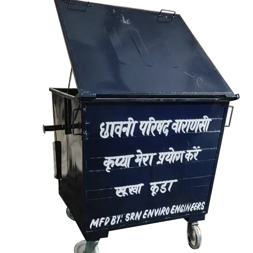 1100 लीटर एमएस कम्पेक्टर बिन आवेदन: कचरा संग्रह