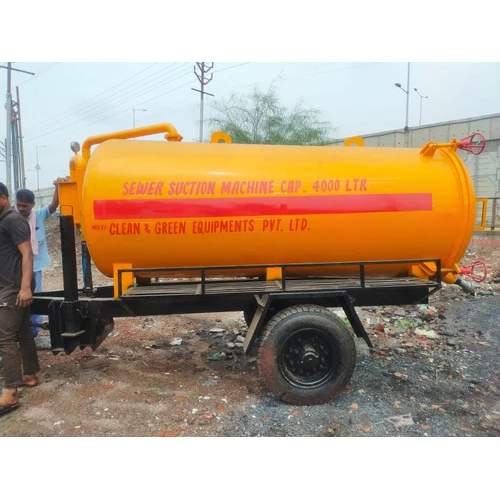 Trailer Chassis Mounted Sewer Suction Machine Capacity: 3800 Liter/day
