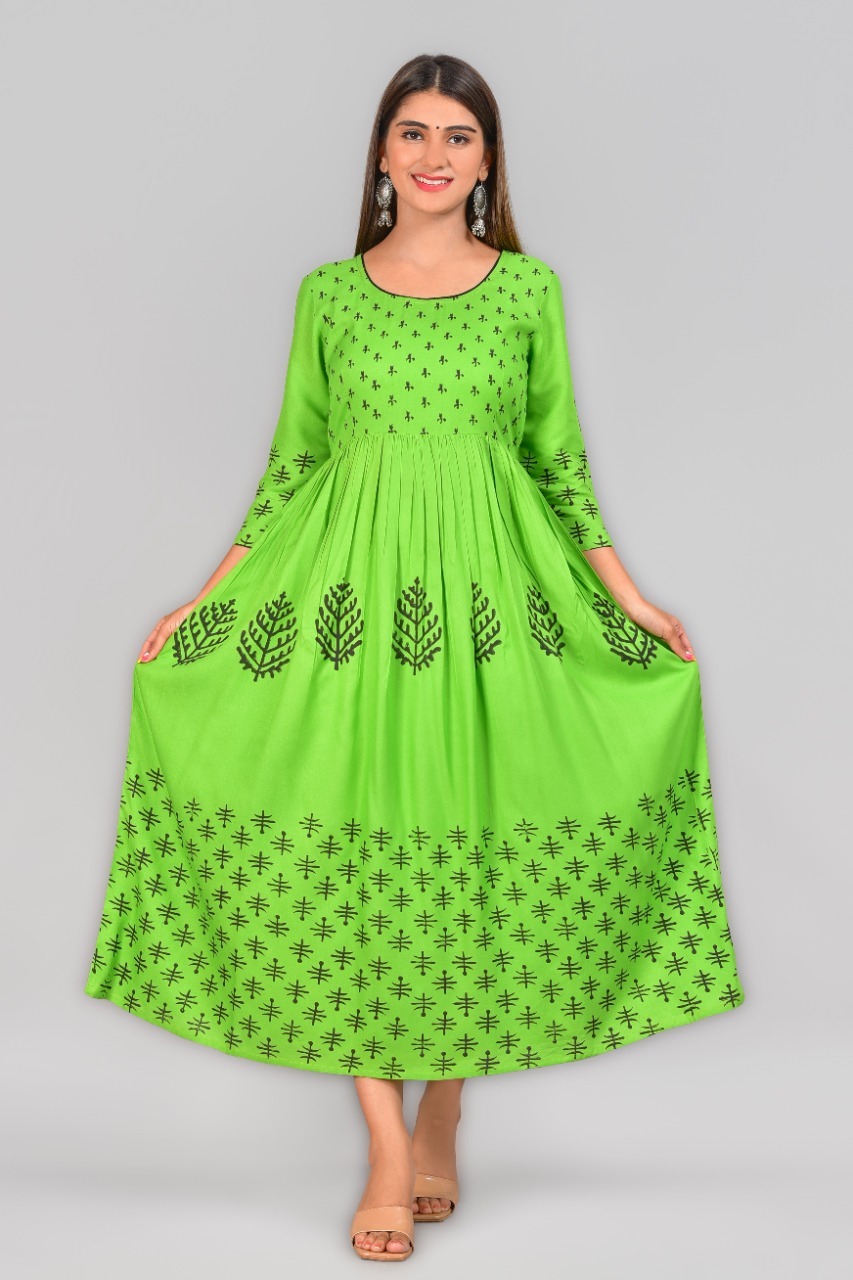 Long Gowns - Rayon, Sizes M-xxl, Pink | Ideal For Formal And Informal Events, Casual Wear