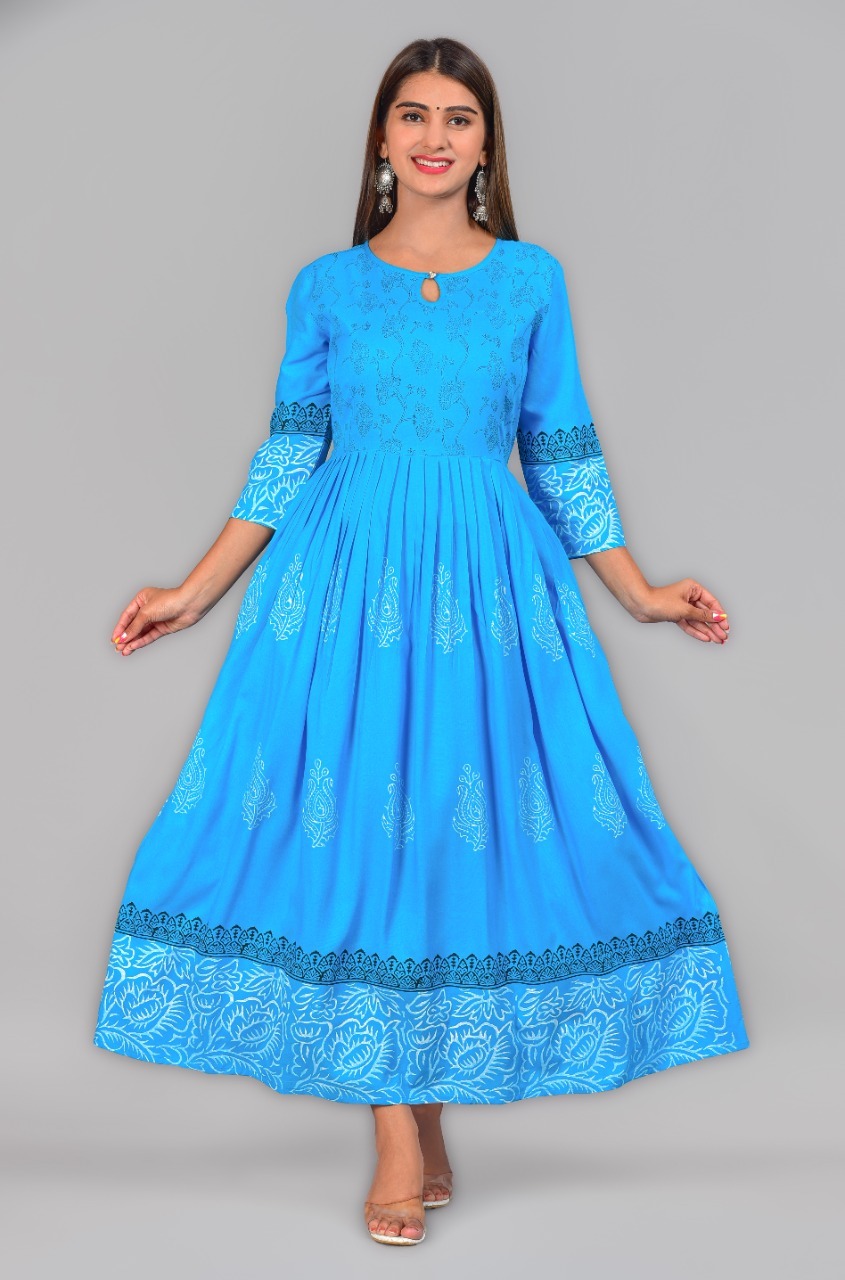Long Gowns - Rayon, Sizes M-xxl, Pink | Ideal For Formal And Informal Events, Casual Wear