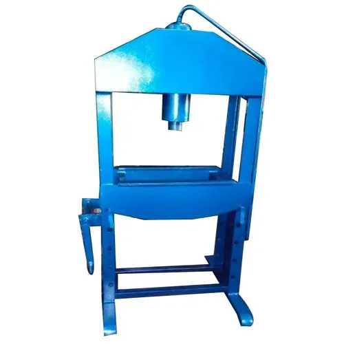 Blue Hand Operated Hydraulic Press 80 Ton