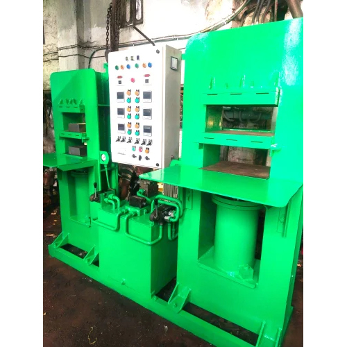 Hydraulic Rubber Press Machine - 220V | New, Industrial Grade, Vibrant Green Color