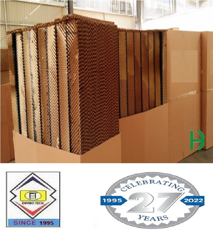 Brown And Green Brown Evaporative Cooling Pad In Gurgaon Haryana