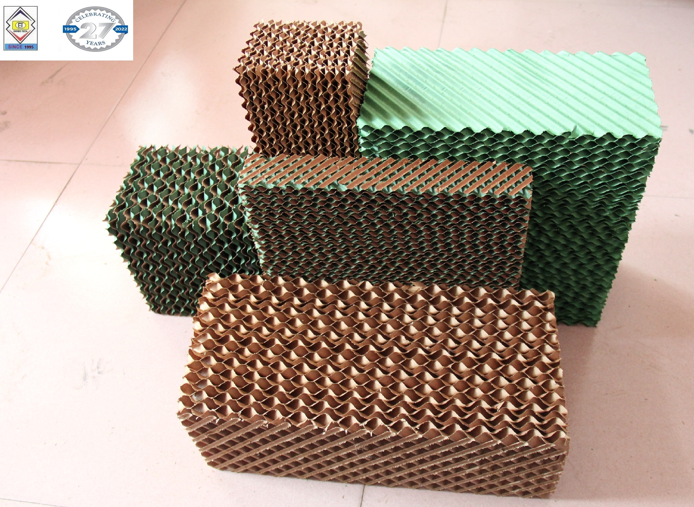 Brown And Green Brown Evaporative Cooling Pad In Gurgaon Haryana