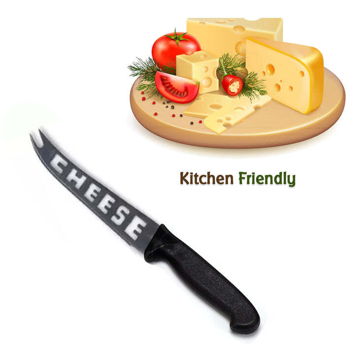 Kitchen Knife With Stainless Steel Blade - Stainless Steel, 24x4x2 Cm, Mixed Color | Ultra Sharp Edge, Ergonomic Non-slip Handle, Multi-function Use