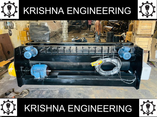 ग्रे 10 टन वायर रोप होइस्ट के साथ गोल्डन येलो एंड ब्लैक