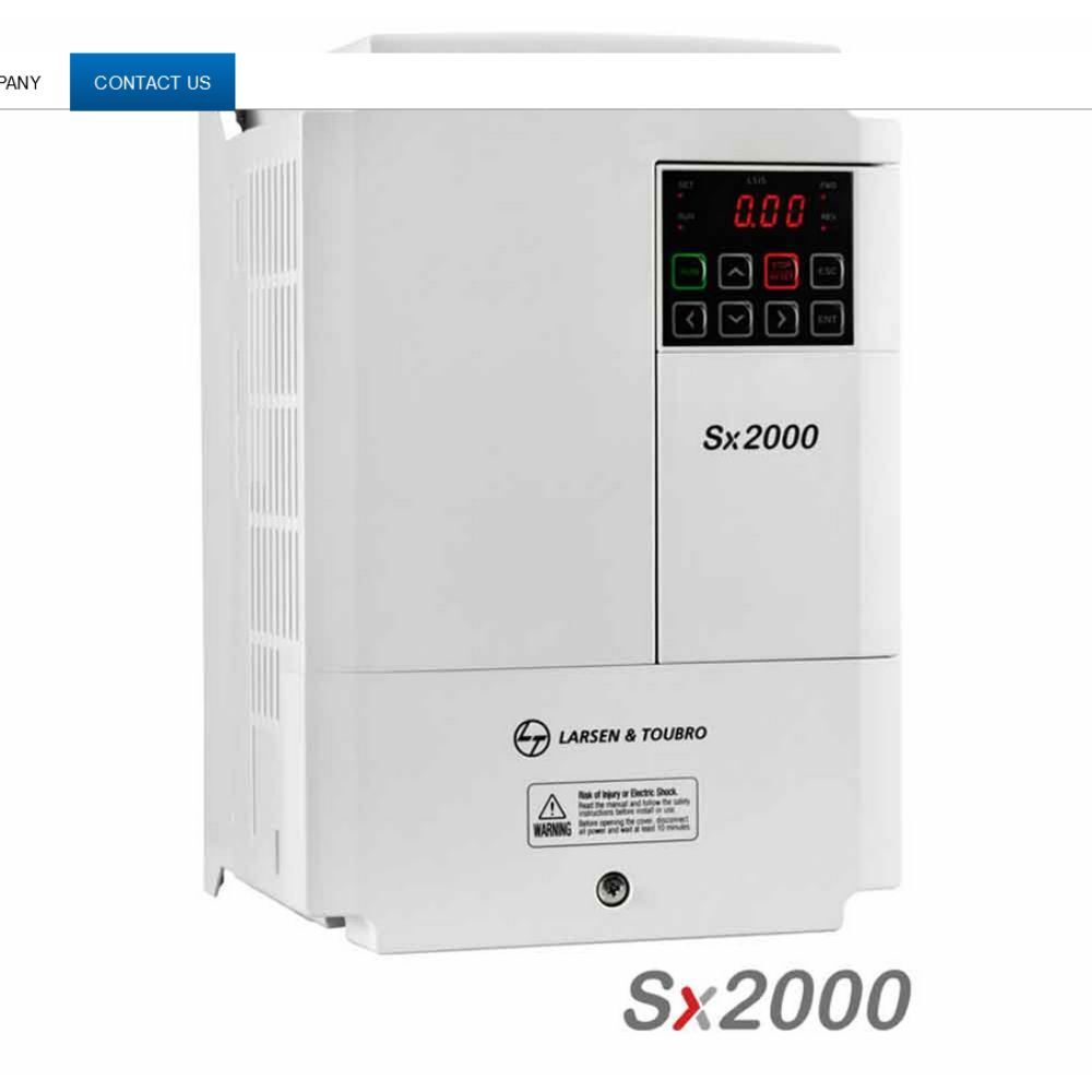 Lnt Sx2000 Series Vfd Application: Motor Speed Control
