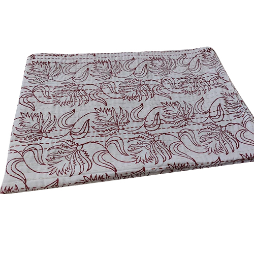 100% Cotton Handmade Throw Kantha Quilt
