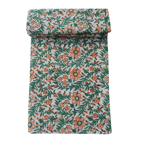 100% Cotton Handmade Throw Kantha Quilt
