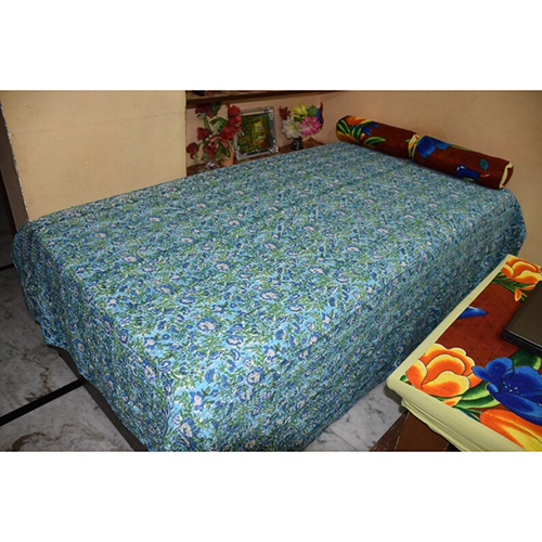 100% Cotton Throw Blanket Kantha Quilt