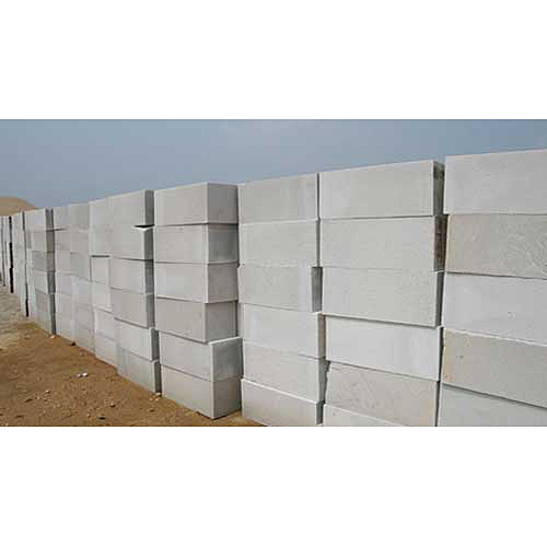 लाइट वेट Aac ब्लॉक 600x200x125 ड्राई डेंसिटी ग्रेड: फर्स्ट क्लास