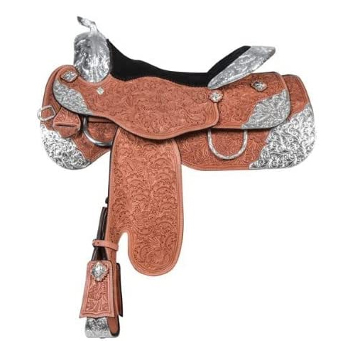 Brown Handcrafted Leather Horse Saddle