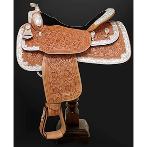 Designer Handcrafted Leather Saddle Application: Horse Riding
