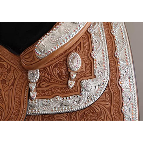 Designer Handcrafted Leather Saddle Application: Horse Riding