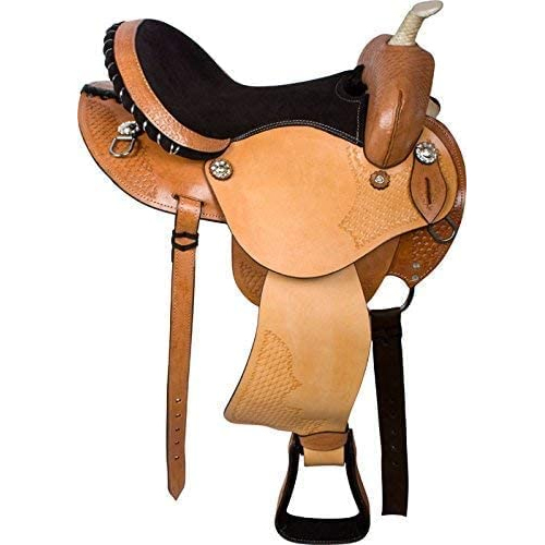 Brown Light Weight Western Barrel Racing Horse Saddles