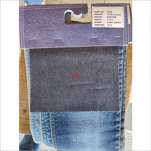 ब्लू 298 स्ट्रेच डेनिम फैब्रिक