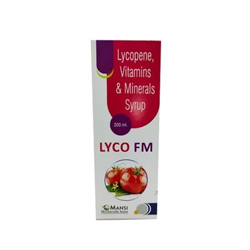 200ml Lycopene Vitamins Minerals Syrup General Medicines