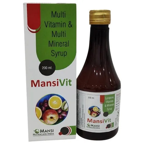 200ml Multivitamin And Multimineral Syrup General Medicines