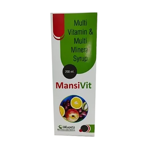 200ml Multivitamin And Multimineral Syrup General Medicines