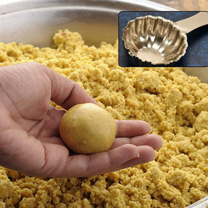 Stainless Steel Modak Maker - Length 13cm, Breadth 6cm, Height 3cm | Durable, Corrosion Resistant, Easy To Wash, Silver Finish