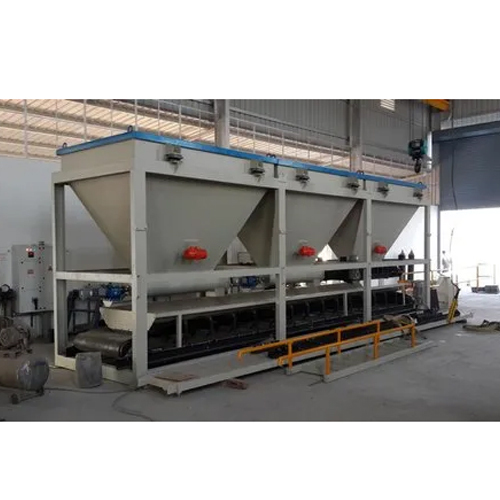 ग्रे थ्री बिन बैचिंग प्लांट