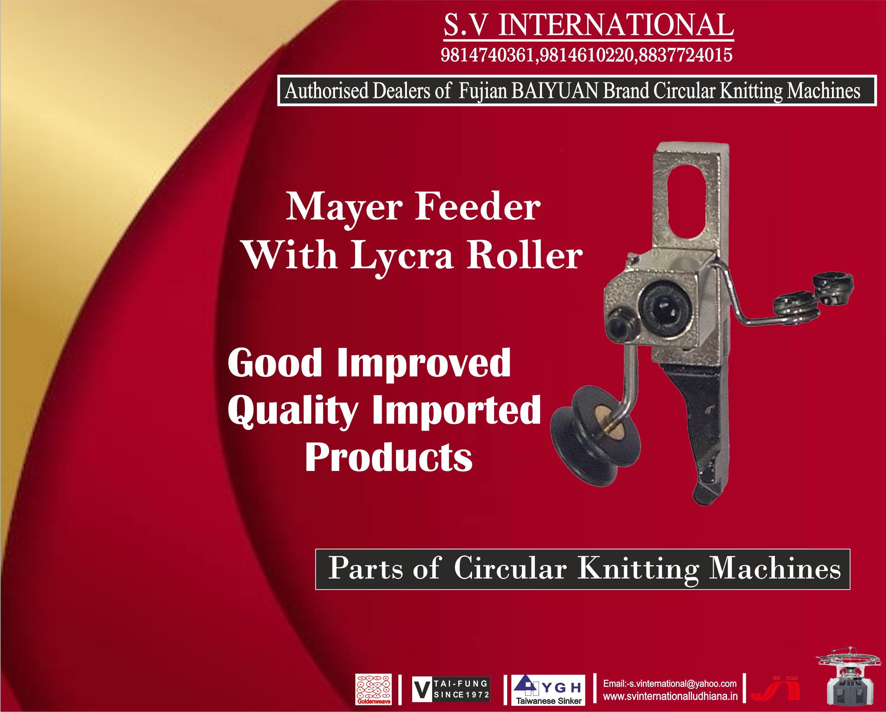 Mayer Feeder With Lycra Roller