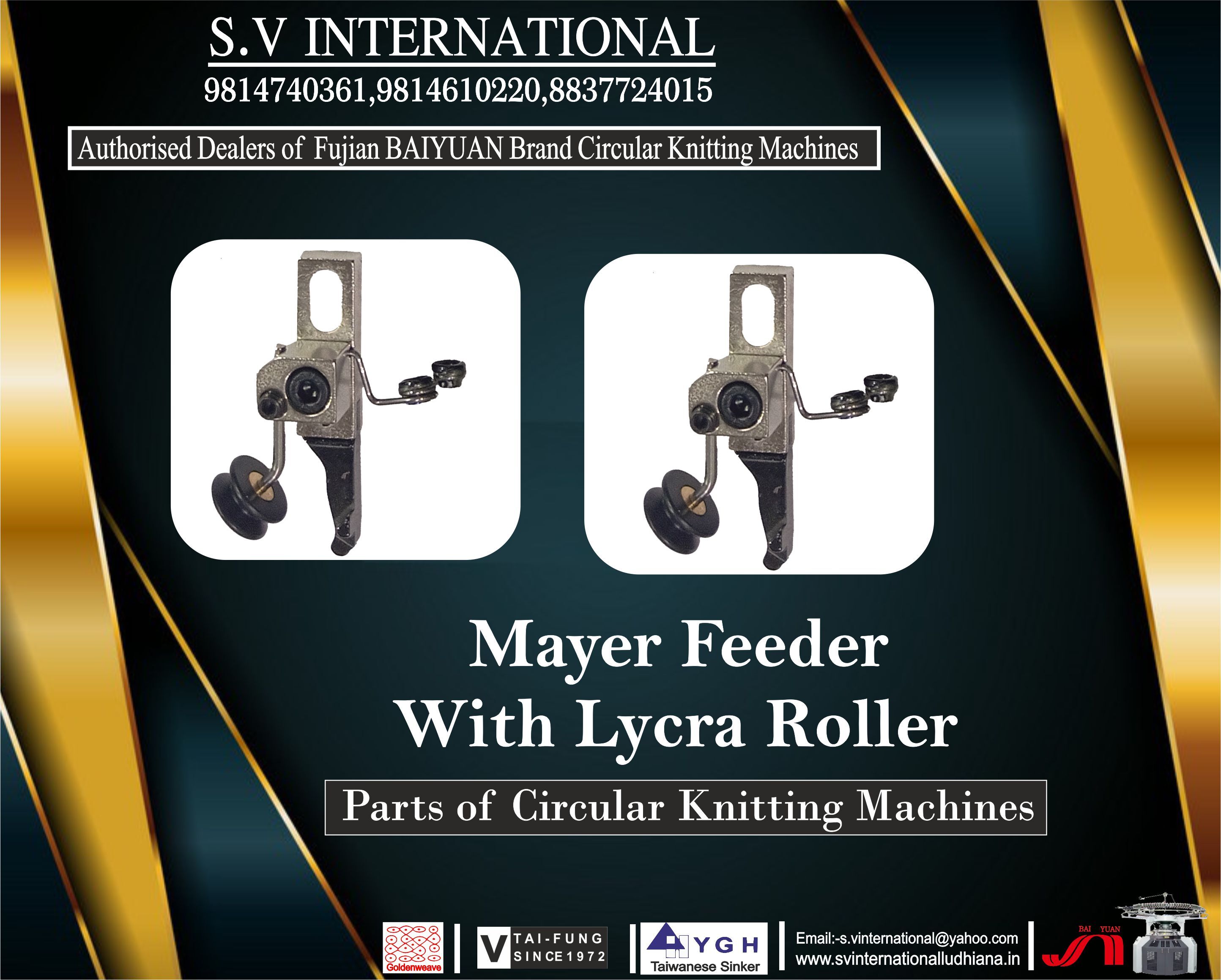 Mayer Feeder With Lycra Roller
