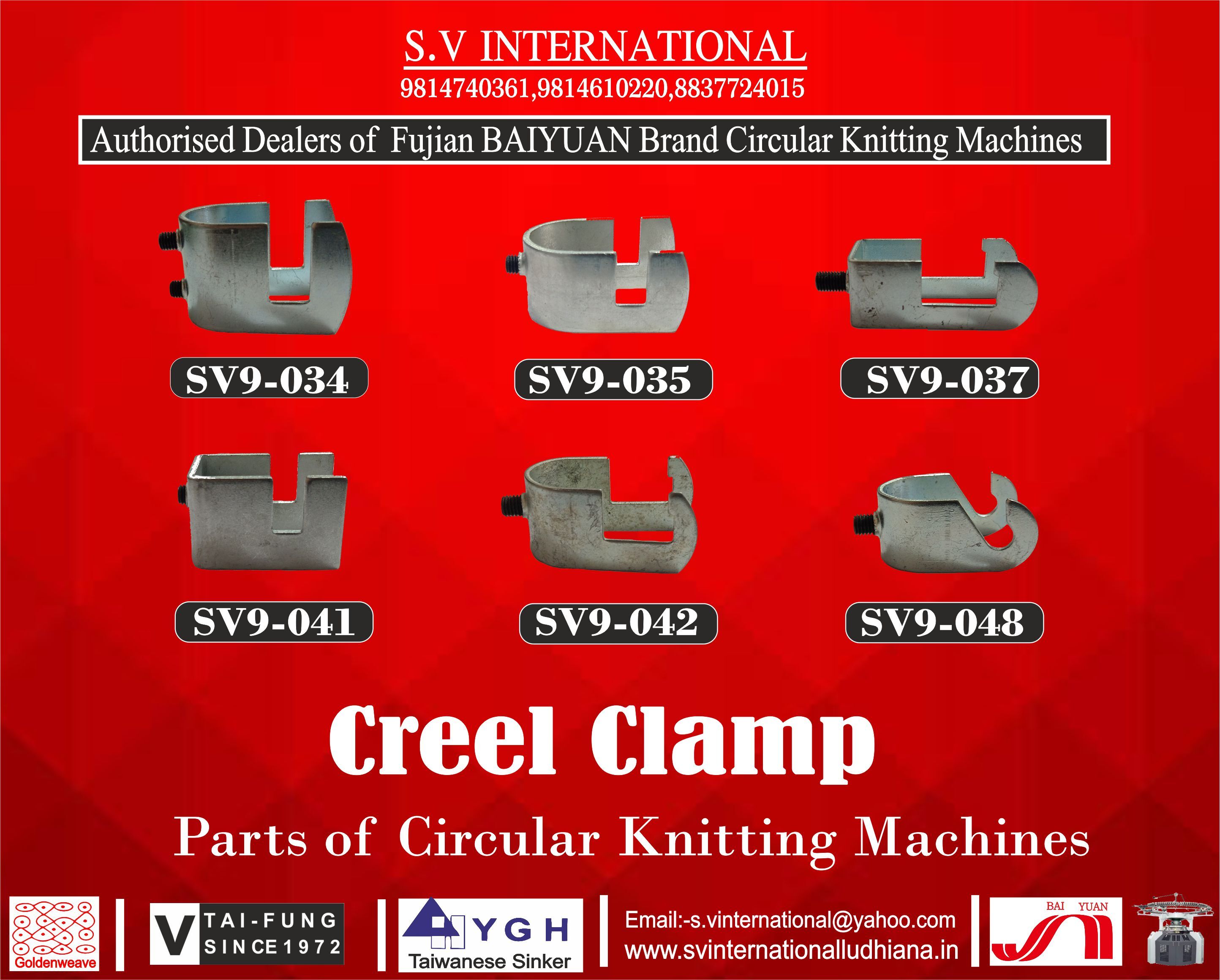 Creel Clamp - Metal, Variable Dimensions, Silver Finish | Cost-effective, Durable Design, Easy Installation, Precise Clamping, Reliable Function, Secure Grip, Versatile Use