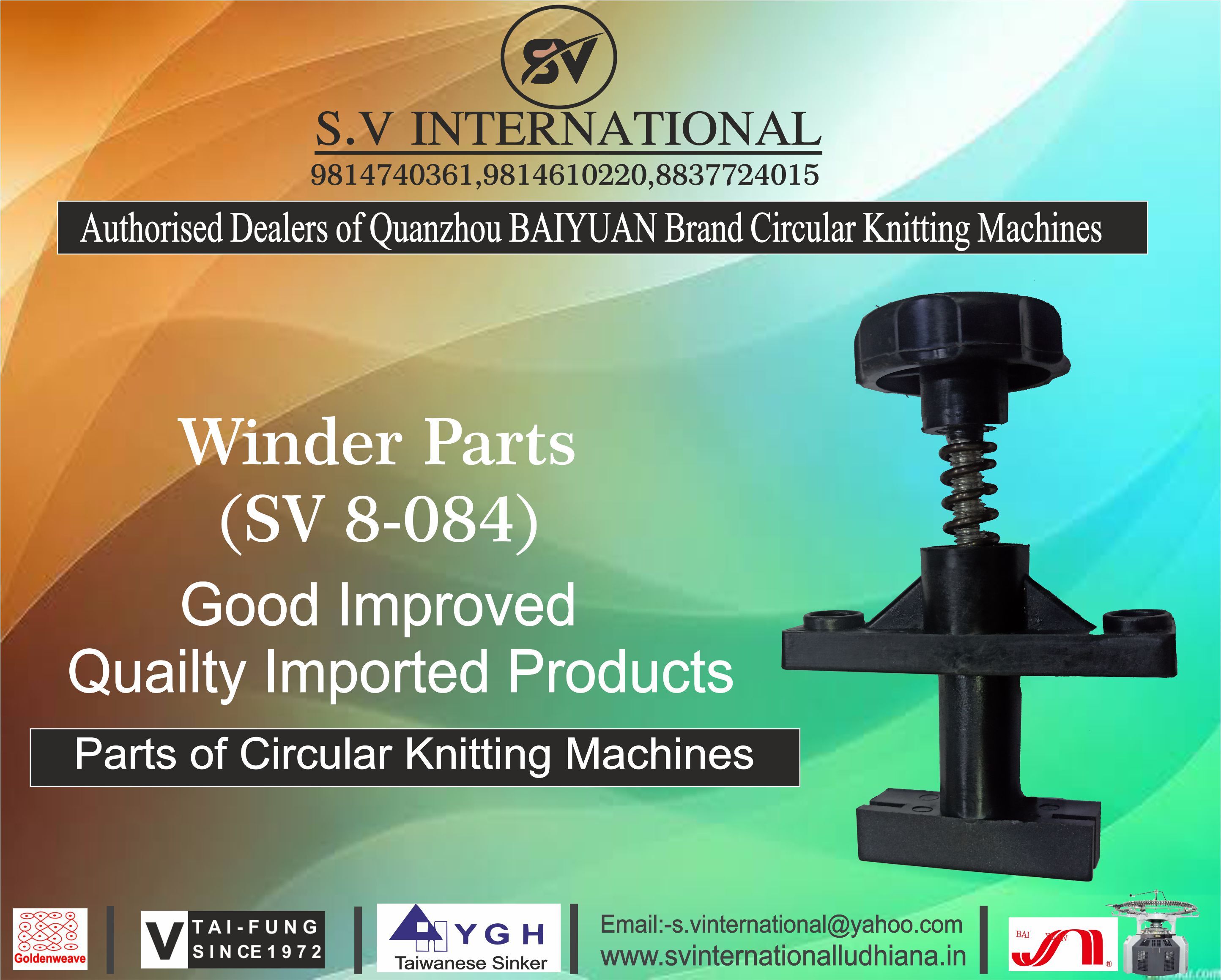 Winder Parts (Sv 8-084) - Metal & Plastic, 8x5x3 Cm, Matte Finish | Cost-effective, Durable, Easy Install, Long-lasting, Reliable
