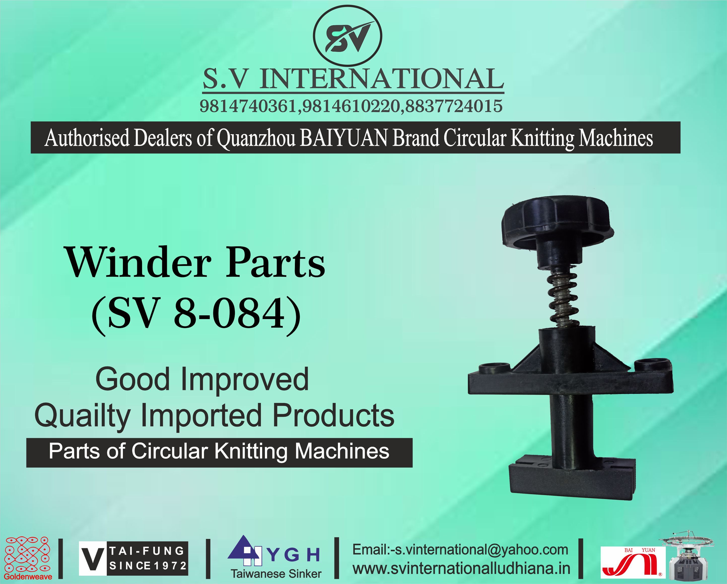 Winder Parts (Sv 8-084) - Metal & Plastic, 8x5x3 Cm, Matte Finish | Cost-effective, Durable, Easy Install, Long-lasting, Reliable
