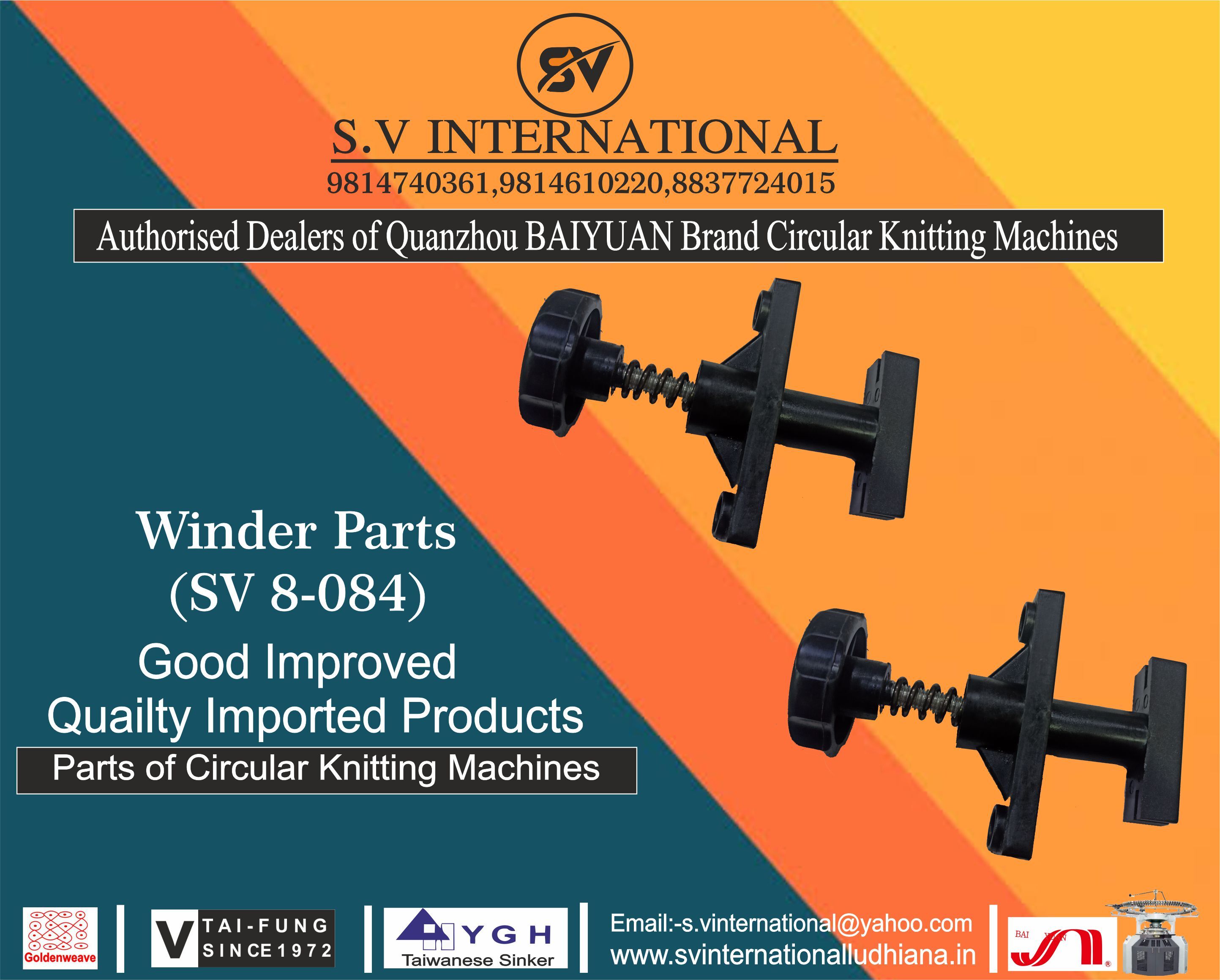 Winder Parts (Sv 8-084) - Metal & Plastic, 8x5x3 Cm, Matte Finish | Cost-effective, Durable, Easy Install, Long-lasting, Reliable
