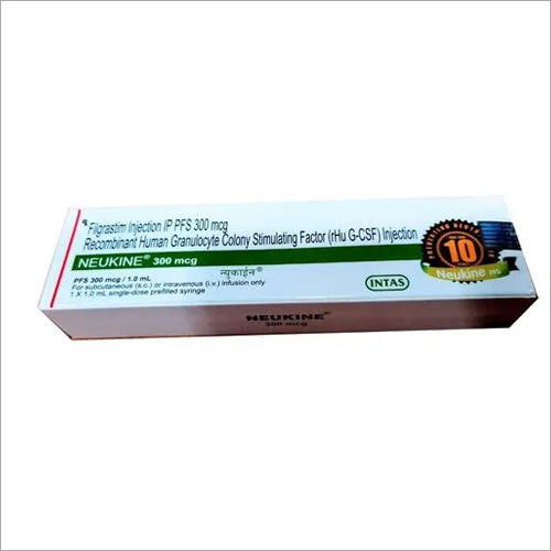 300mcg Filgrastim Injection Ip Pfs Shelf Life: 24 Months