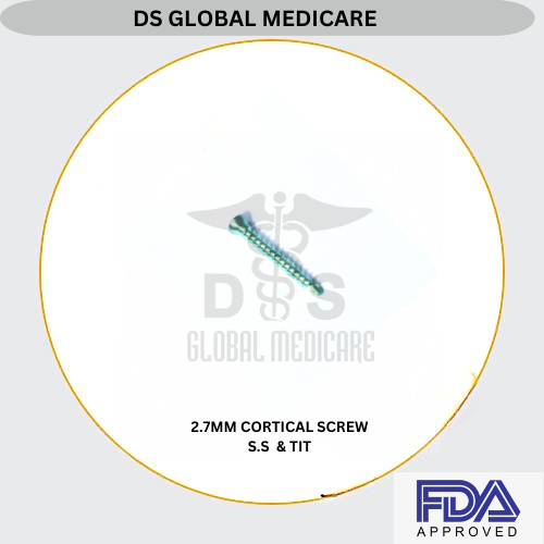 2.7 एमएम कॉर्टिकल स्क्रू